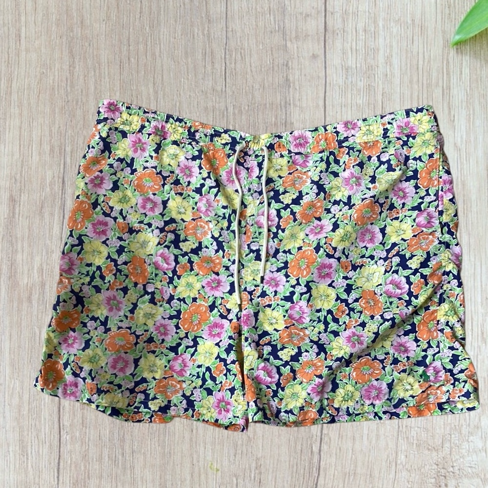 Men's Polo Ralph Lauren Swim Trunks Size 4XB Floral Hawaiian